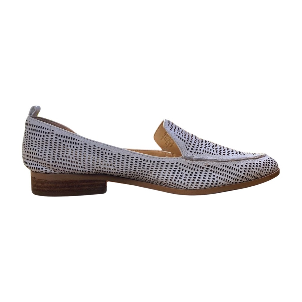 Vince Camuto Kandia White Leather Loafers Size 9 Clean Girl Quiet Luxury - Picture 10 of 12